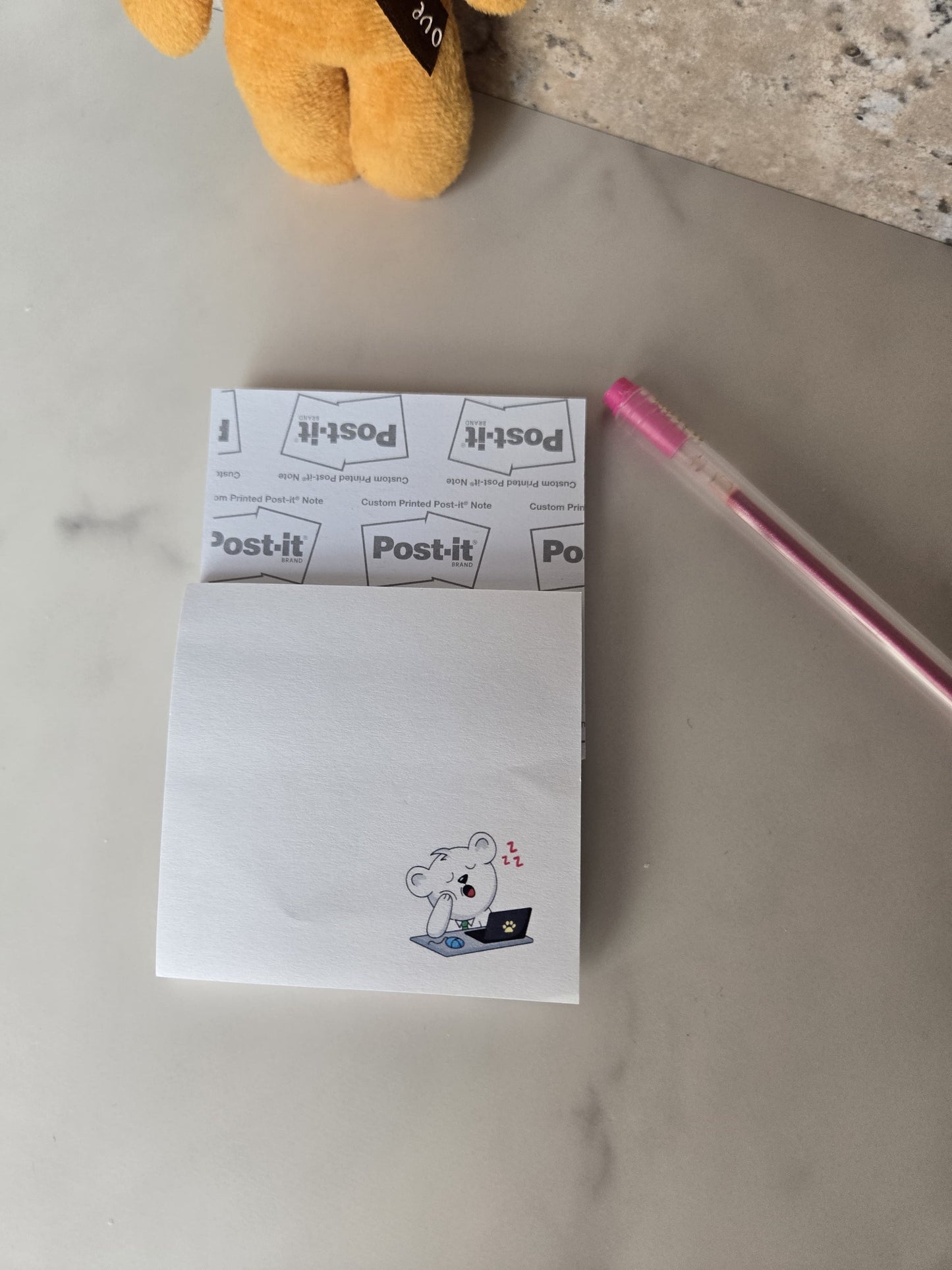 Yawn sticky notes