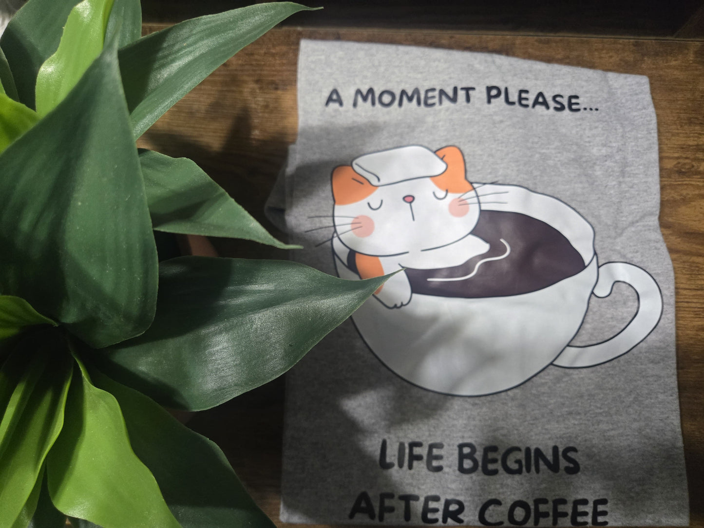 Life begins after coffee T-shirt