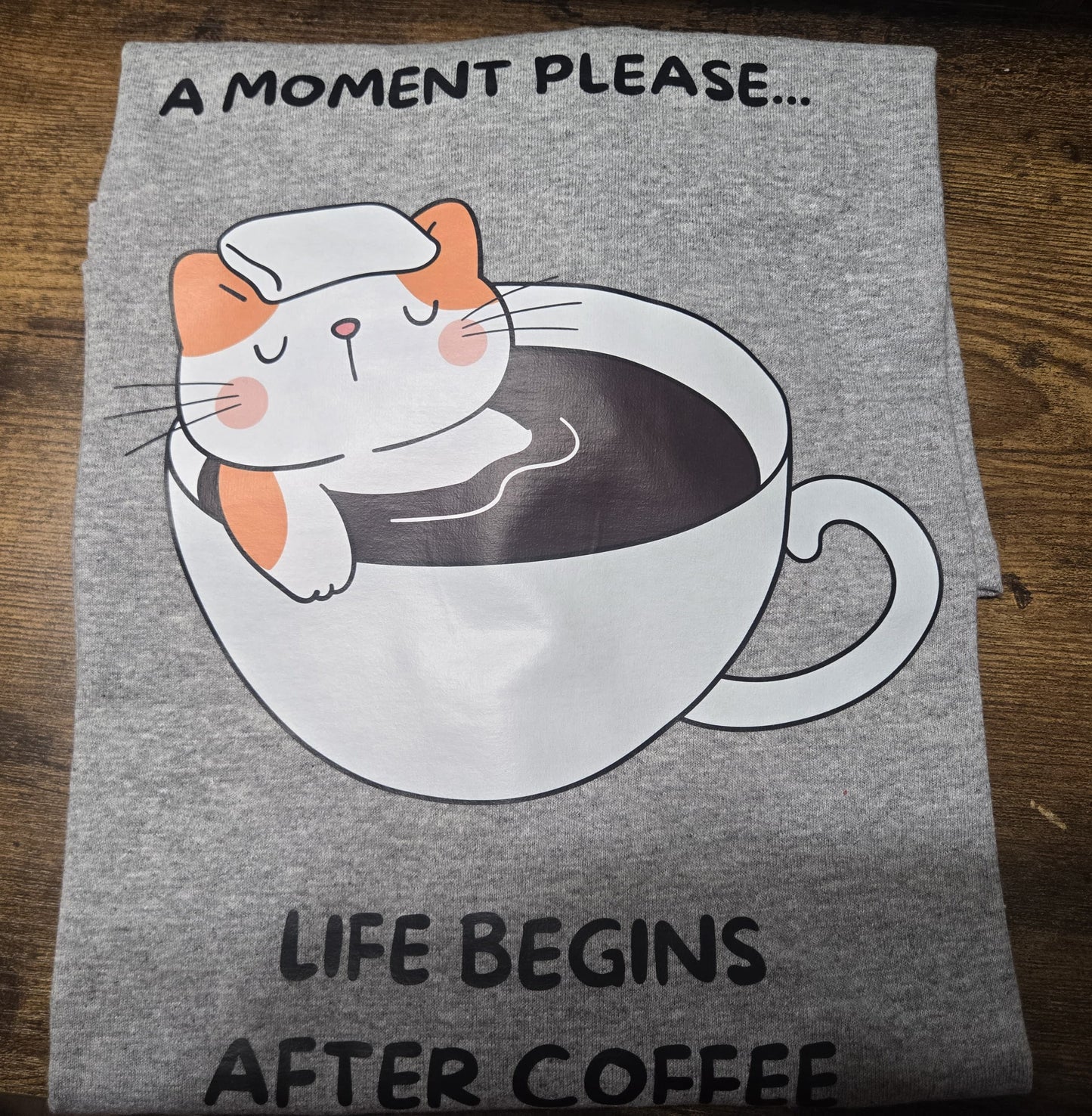 Life begins after coffee T-shirt