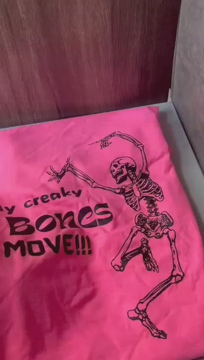 My creaky bones move