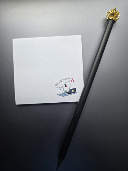 Yawn sticky notes